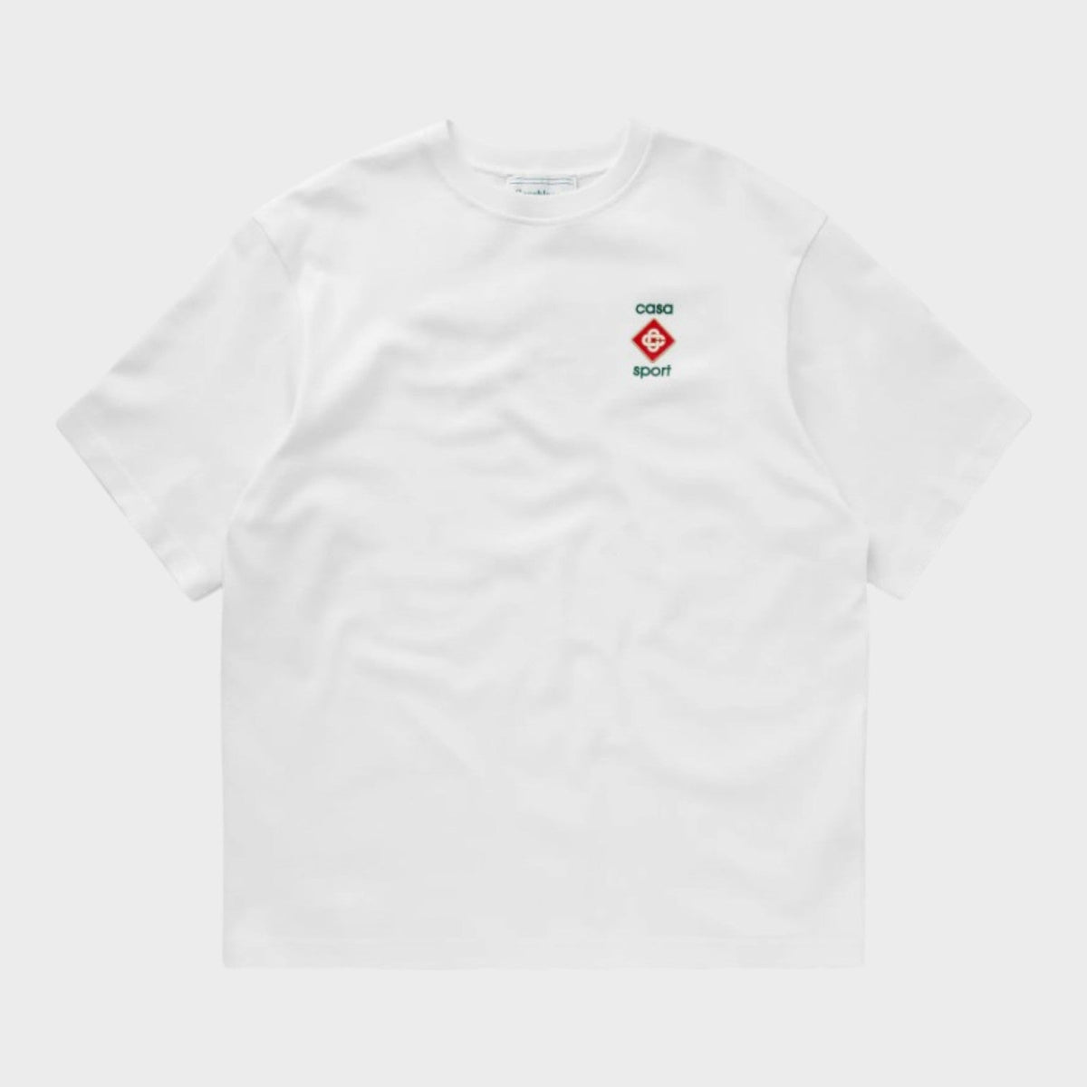 Casa Sport Icon 3D Printed Oversized T-Shirt White