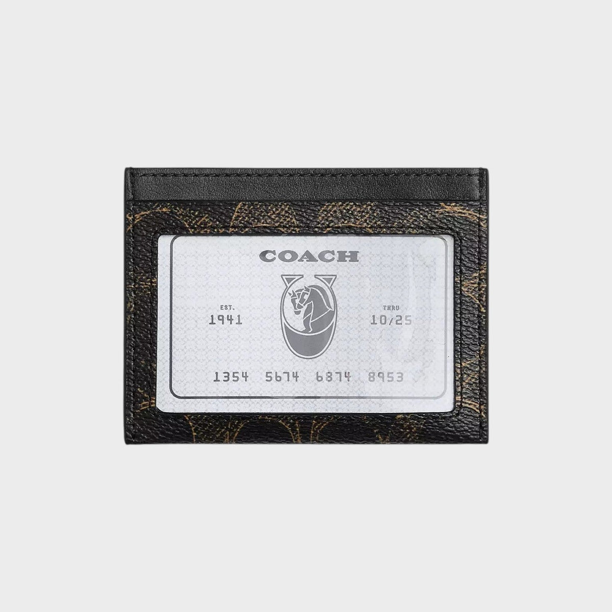 Slim Id Card Case In Loved Signature Canvas