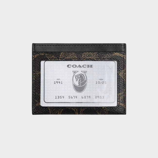 Slim Id Card Case In Loved Signature Canvas
