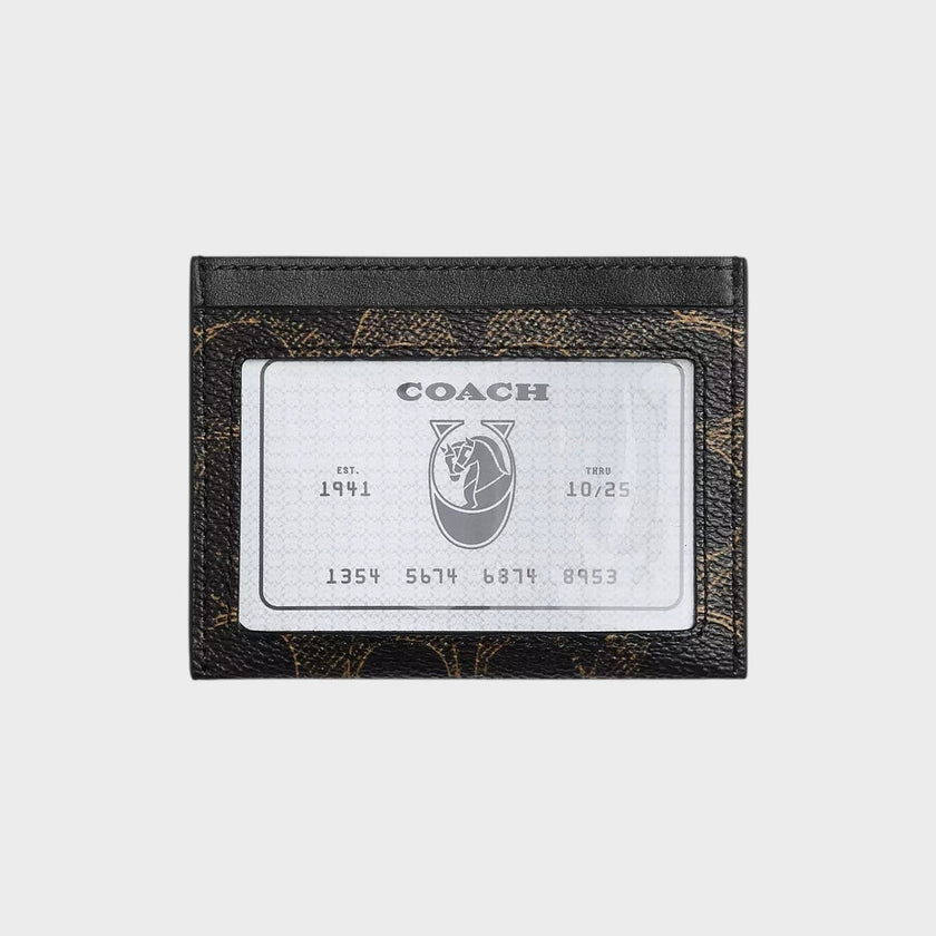 Slim Id Card Case In Loved Signature Canvas