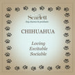 Chihuahua Personalised Silver Dog Tag Necklace