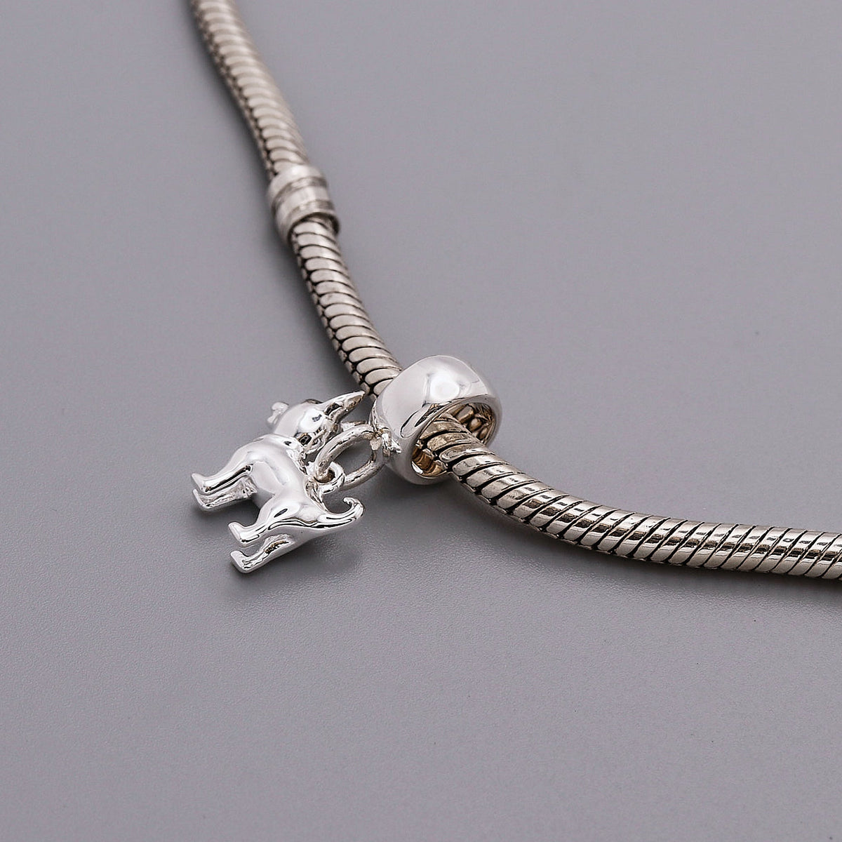 Chihuahua Silver Dog Charm