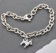 Chihuahua Silver Dog Charm