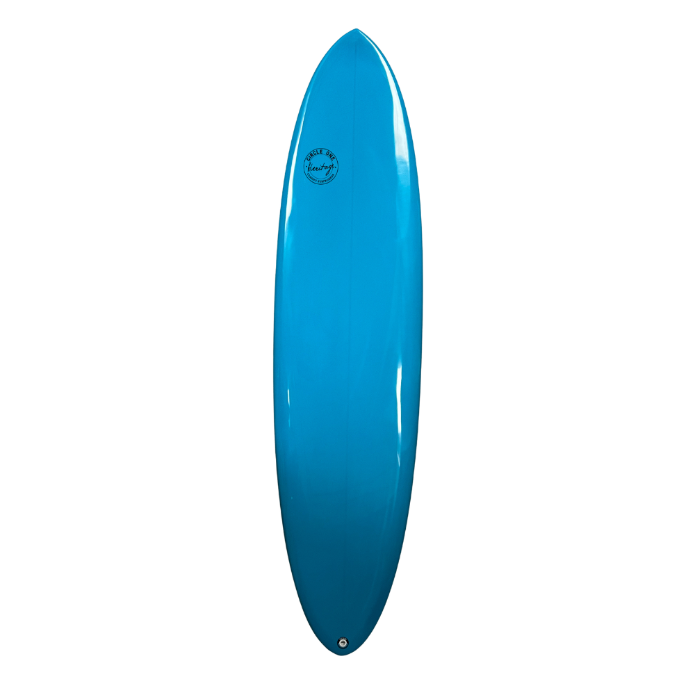 7' Heritage Round Tail Retro Egg Surfboard in Gloss Tint