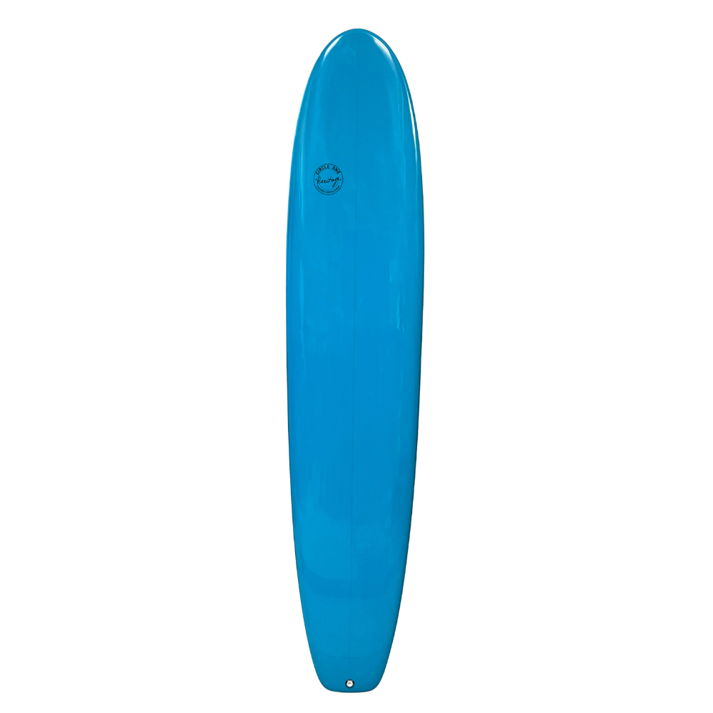 9' 1 Heritage Square Tail Retro Longboard Glanz-Tönung