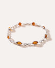 Classic Amber Infinity Bracelet