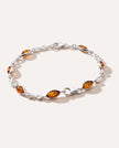 Classic Amber Infinity Bracelet