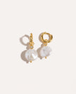 Classic Huggie Pearl Earrings
