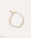 Pulsera Clásica de Perlas Irregulares