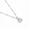 Clear Quartz April Birthstone Necklace