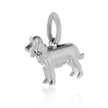 English Cocker Spaniel Silver Dog Charm