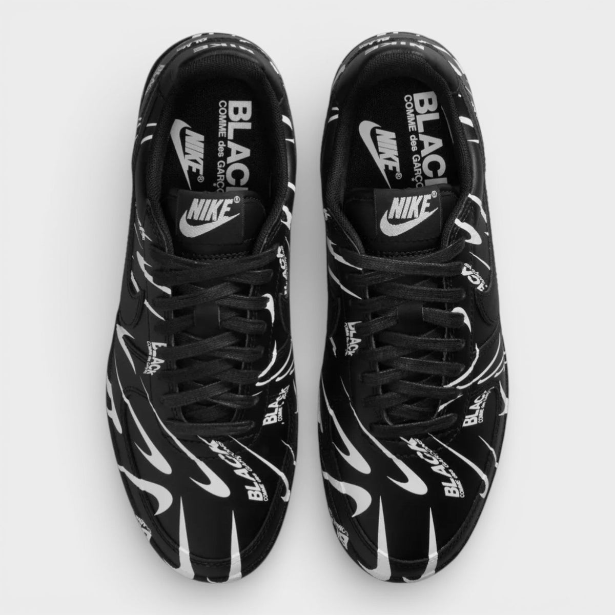 Comme des Garçons Field General 82 Black White All-Over Print