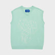 Dice Vest In Mint Green