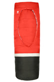 Sierra Designs Frontcountry Bed 20°F (-7°C) Synthetic Sleeping Bag - Long - Red/Grey