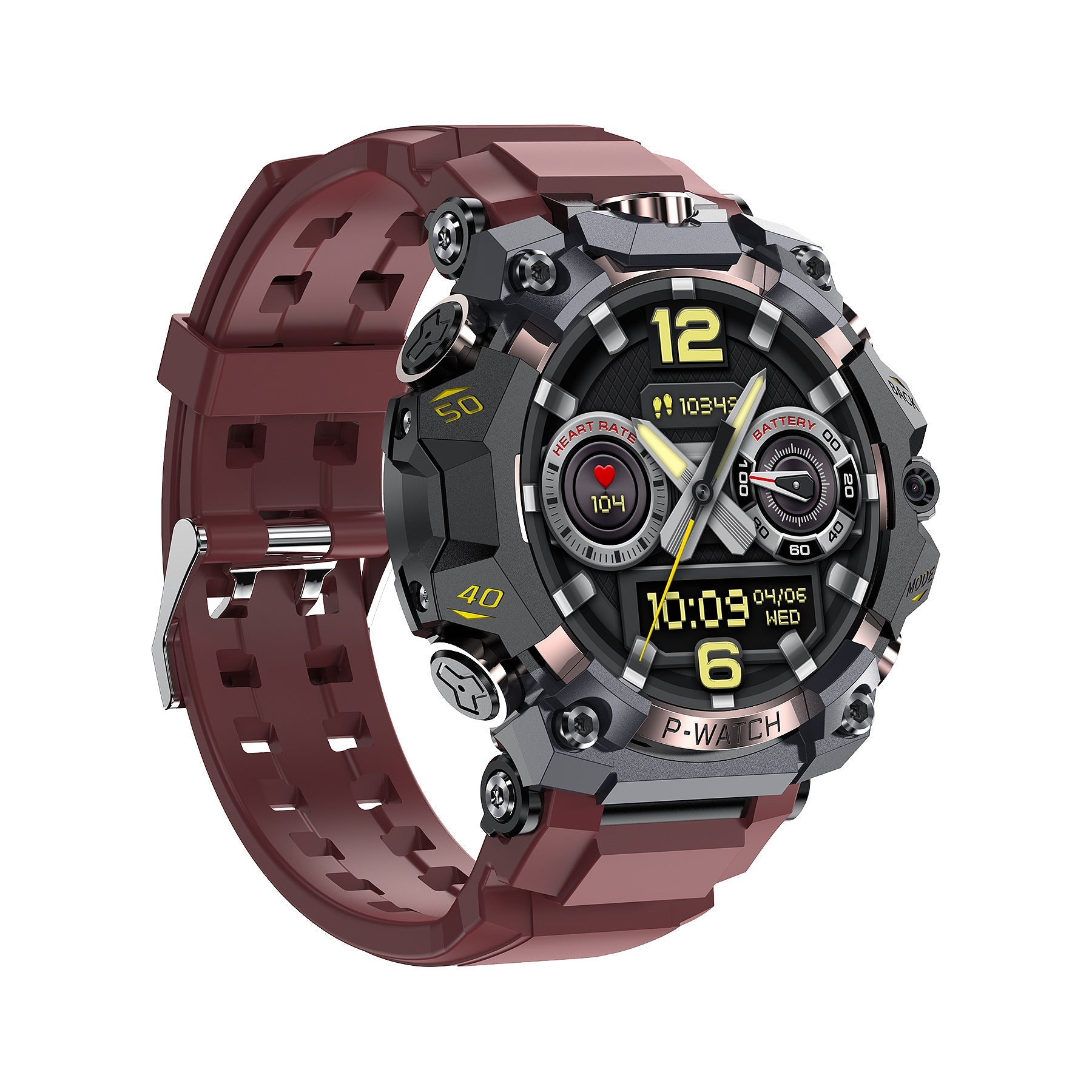 Wasserdichte Smartwatch mit HD-Doppelkamera