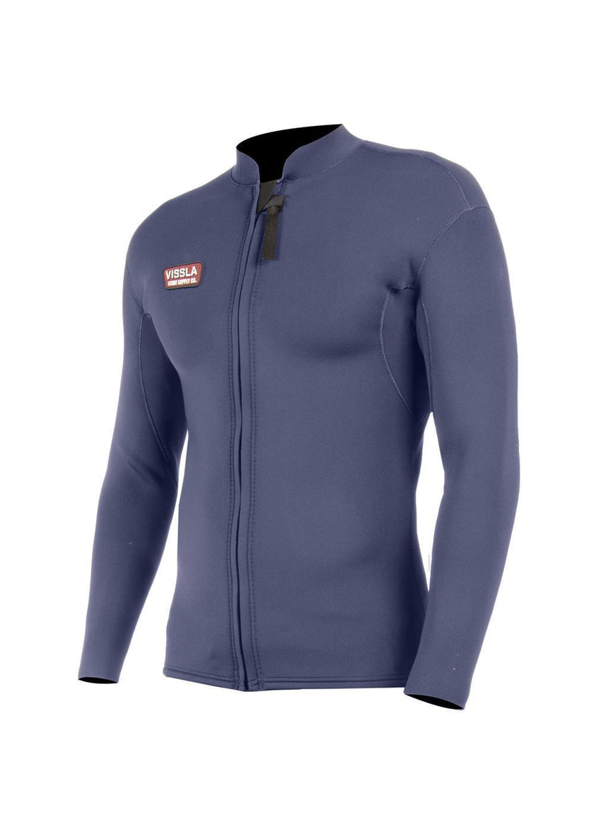 Vissla Solid Sets 2mm Front Zip L/S Wetsuit Jacket