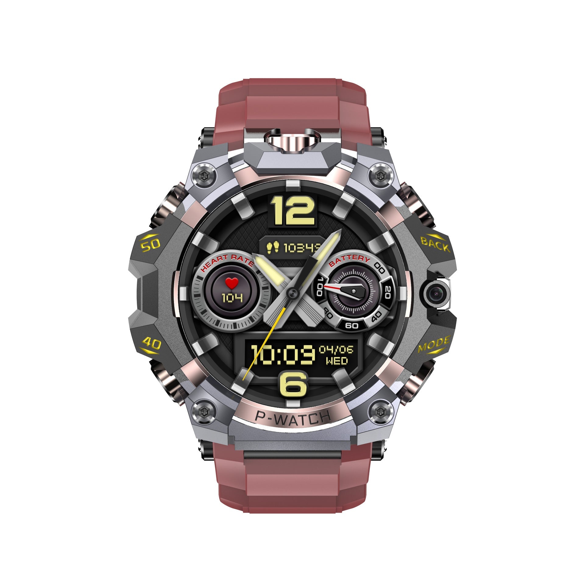 Waterdichte Smartwatch met Dubbele HD-camera