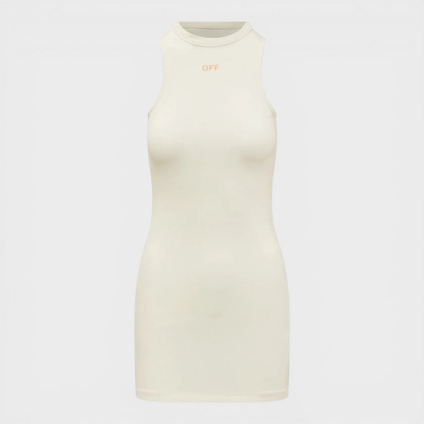 Sleek Rowing Dress Off White