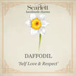 Breloque Fleur de narcisse en argent et or massif
