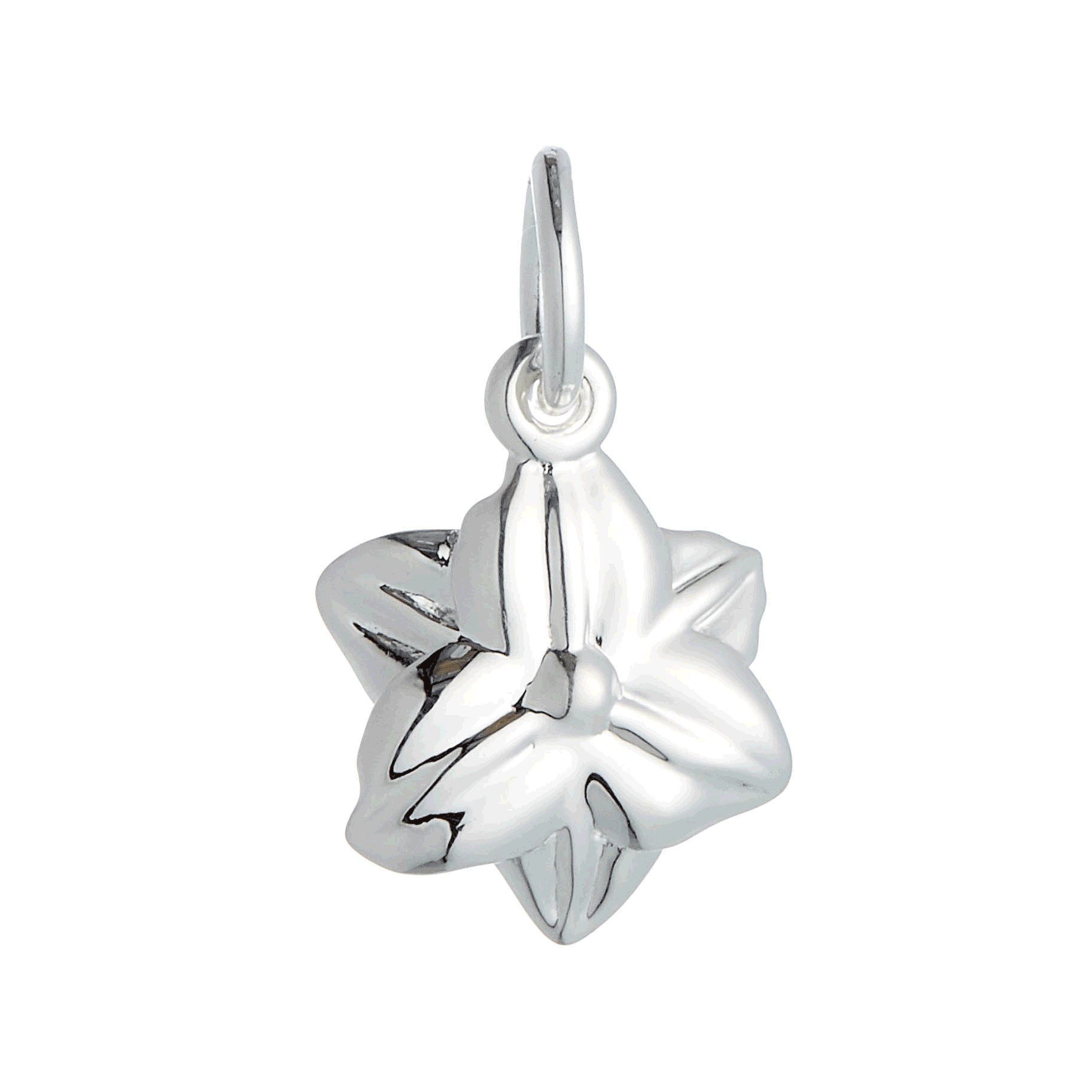 Breloque Fleur de narcisse en argent et or massif