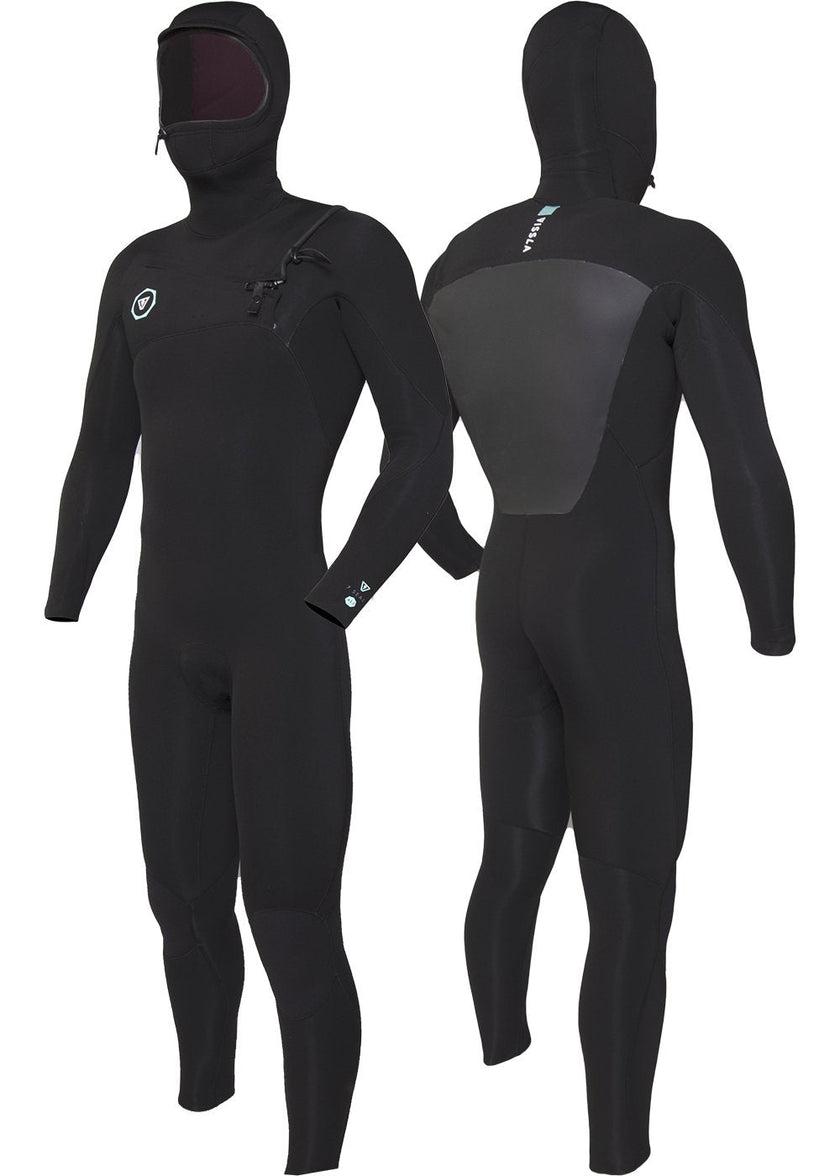 Vissla 7 Seas 4-3 full hooded chest zip