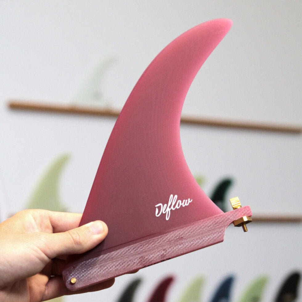 Deflow Cream longboard fin