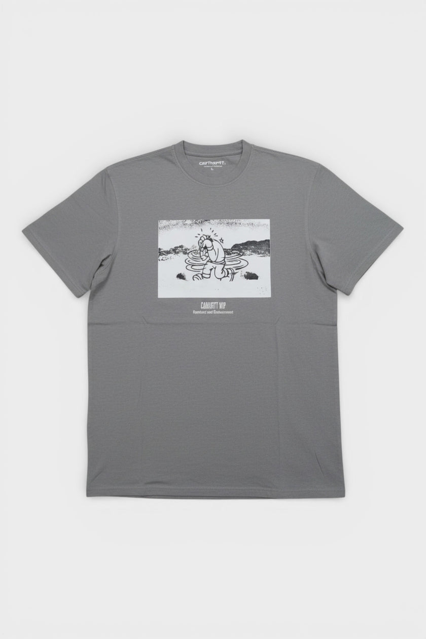 Carhartt WIP Research & Development Graphic T-Shirt Grey