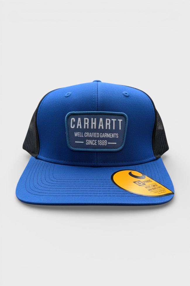 Carhartt Logo Trucker Cap Blue Black