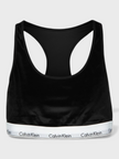Calvin Klein Unlined Logo Bralette Black