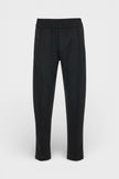 Curved Logo Track Pants Black