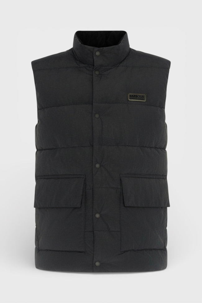 Barbour International Morville Quilted Gilet Black