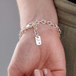 Cockapoo Silver Dog Charm Bracelet