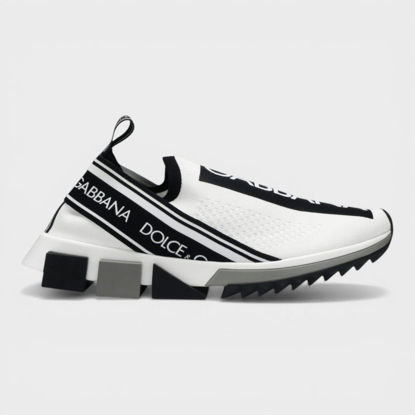Dolce & Gabbana Sorrento Knit Trainers White