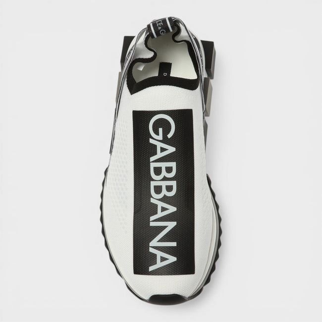 Dolce & Gabbana Sorrento Knit Trainers White