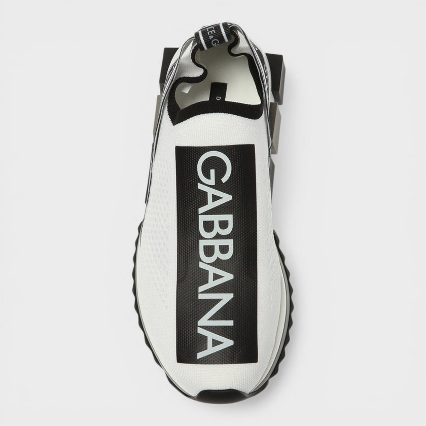 Dolce & Gabbana Sorrento Knit Trainers White