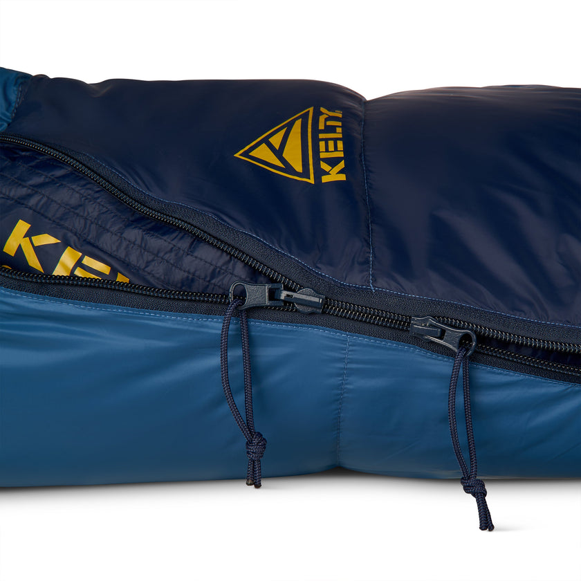 Kelty Cosmic Down 20°F (-7°C) 550-Fill Sleeping Bag - Regular - Dark Blue/Pageant Blue