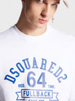 DSqaured2 Fullback College Sweatshirt White