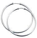 Beginnings Plain Hoop Earrings 50mm