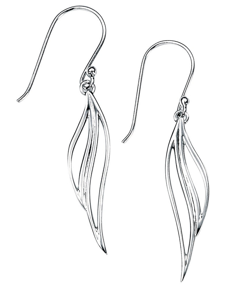 Beginnings Open Leaf Drop Earrings