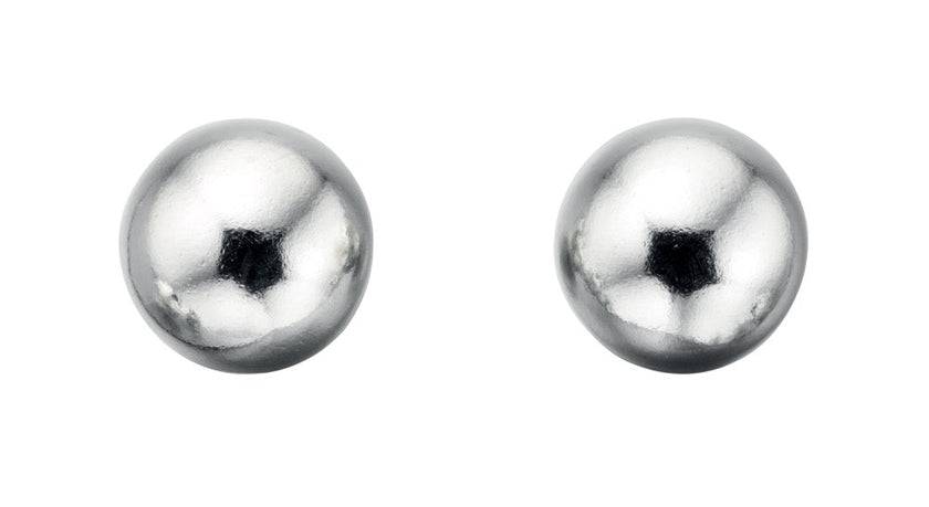 Beginnings Plain Ball Stud Earrings