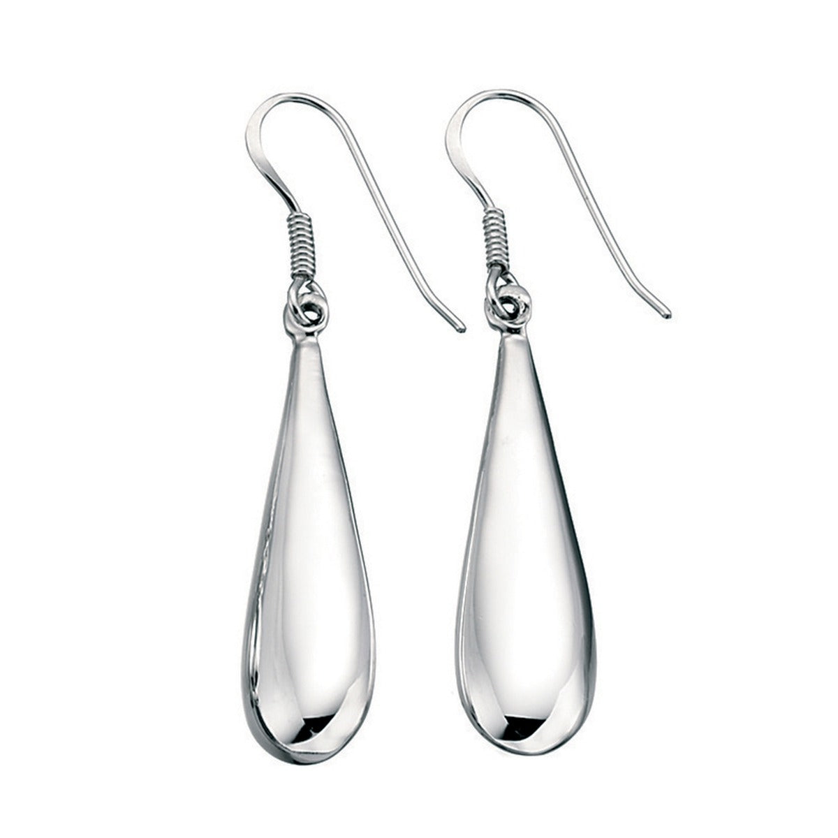 Beginnings Plain Organic Drop Earrings