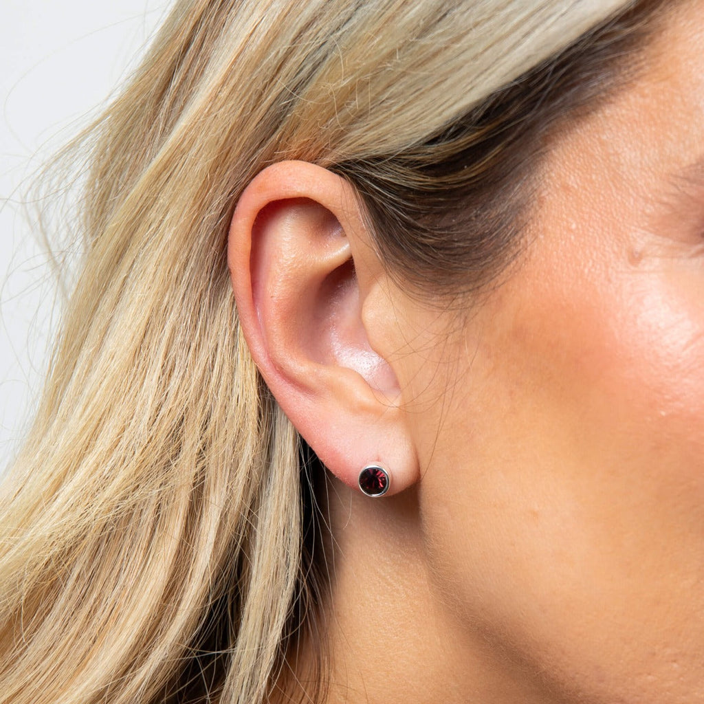 Beginnings Crystal Birthstone Earrings