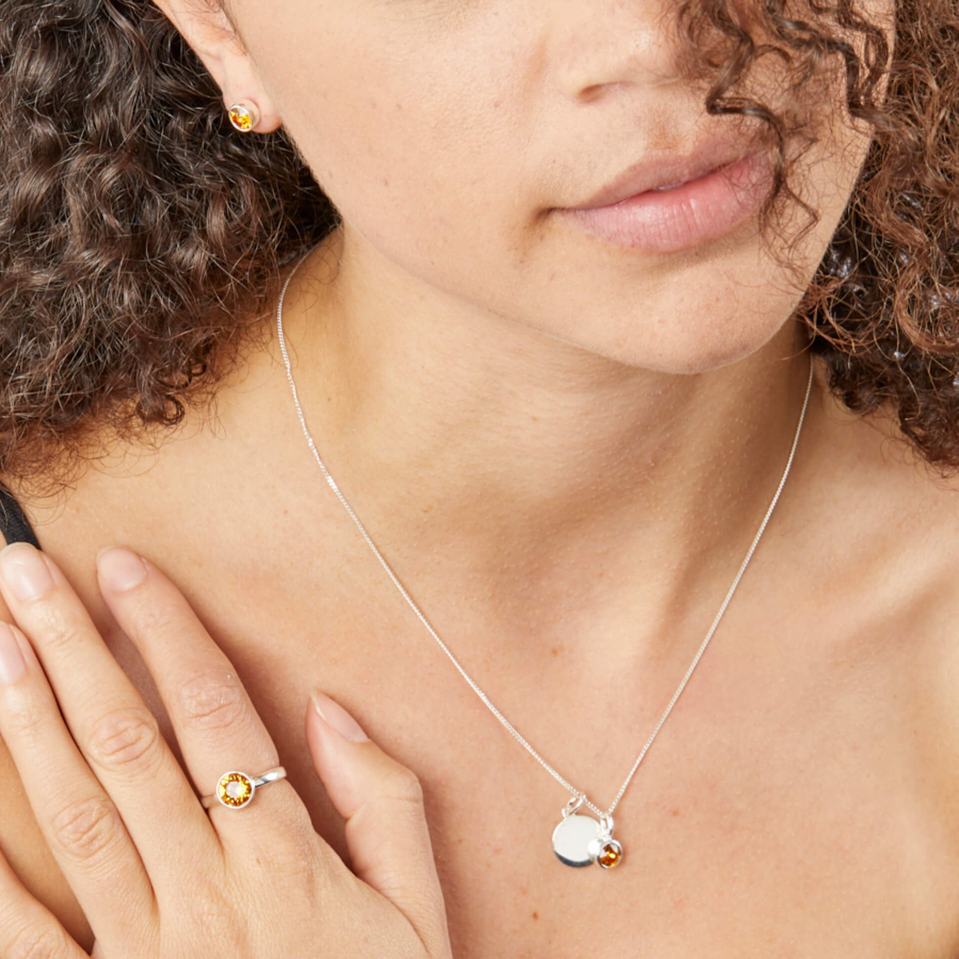 Beginnings Crystal Birthstone Earrings