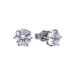 Diamonfire Six Claw Carat Stud Earrings
