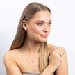 Diamonfire Muschelkernperlen- und Zirkonia-Halo-Anhänger
