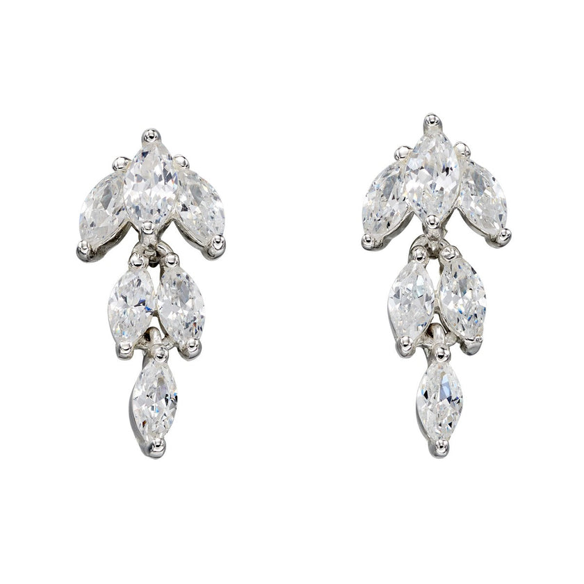 Beginnings Cubic Zirconia Marquise Drop Earrings