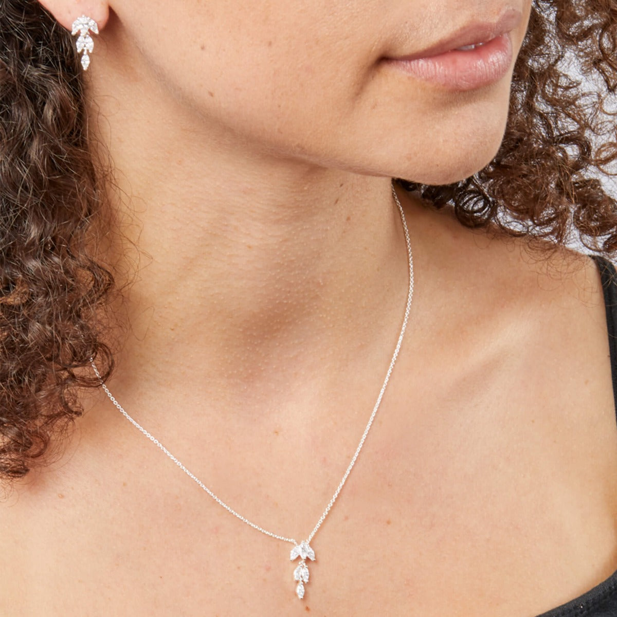 Beginnings Cubic Zirconia Marquise Drop Earrings