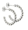 Beginnings 3/4 Ball Hoop Earrings