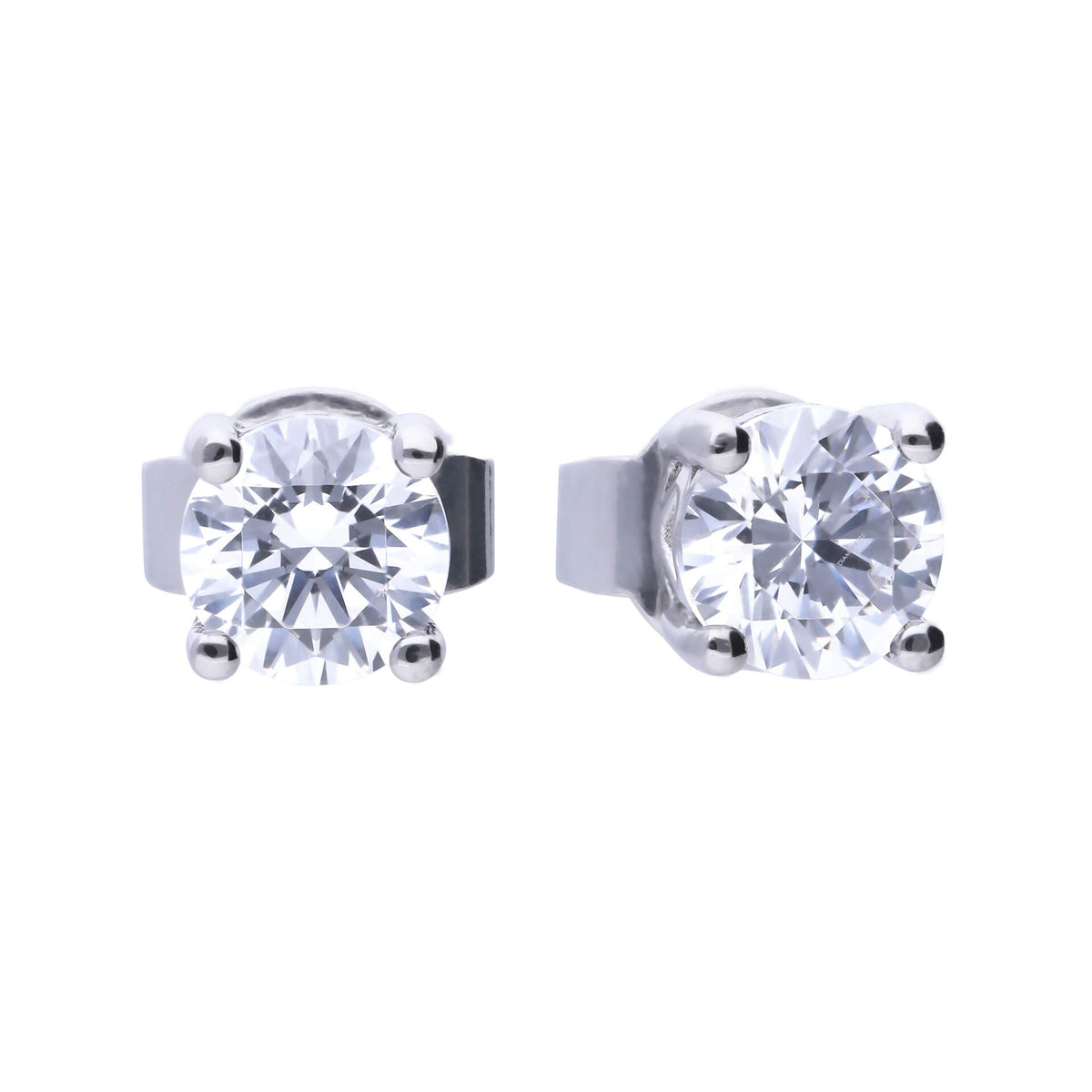 Diamonfire Ohrstecker mit vier Krappen, Karat