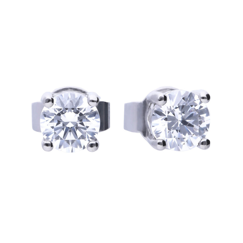 Diamonfire Ohrstecker mit vier Krappen, Karat